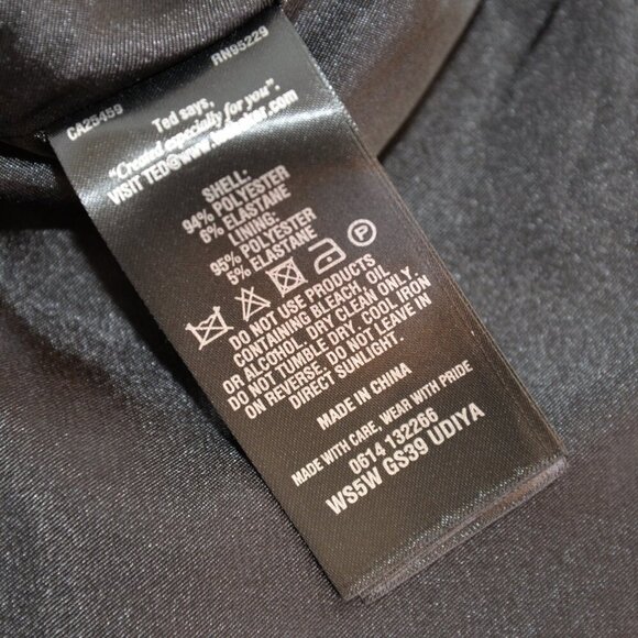 Ted Baker London Udiya Women's Black Pleated Skirt Sz S - Picture 8 of 8